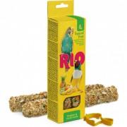 RIO Палочки для волнистых попугаев и экзотических птиц с тропическими фруктами, 2х40г