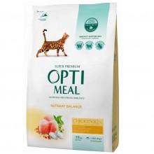 "Optimeal" сухой корм для кошек с курицей