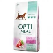 "Optimeal" сухой корм для кошек с чувствительным пищеварением  - ягненок