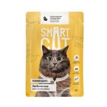 Smart Cat для взрослых кошек и котят: кусочки курочки в нежном соусе