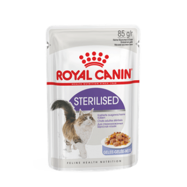 Влажный корм "Royal Canin Sterilised" для стерилизованных кошек (в желе) 85 гр.