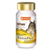 Unitabs витамины BiotinPlus с Q10 для кошек