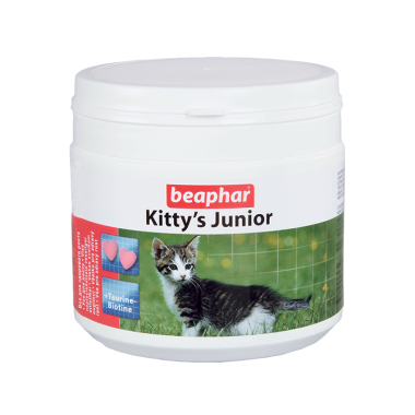Beaphar Кормовая добавка Kitty's Junior с биотином для котят