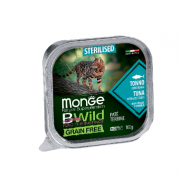 Monge консервы для стерилизованных кошек тунец+овощи, 100гр