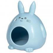 Домик для мелких животных керамический "Кролик", 130*115*145мм