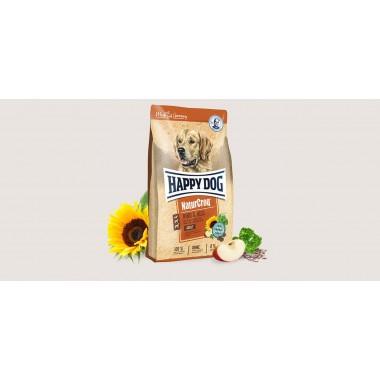 Happy Dog полнорационный корм для собак с говядиной и рисом (NaturCroq Rind&Reis) 1 кг. весовка