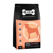"Gina Dog Salmon & Rice" гипоаллергенный корм для щенков и собак (Лосось и рис) 