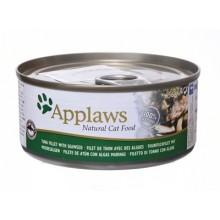 Applaws для кошек с филе тунца и морской капустой, 70 гр. Cat Tuna Fillet & Seaweed