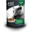 X-CAT Консервы для кошек Курица и Утка 85гр.