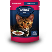 CANDYCAT Консервы для кошек с Лососем в желе