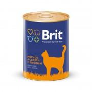 Brit Premium Мясное ассорти с печенью
