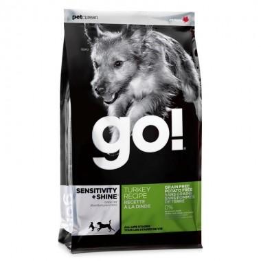 "GO!" Natural Holistic беззерновой для щенков и собак с индейкой для чувствительного пищеварения 1 кг.