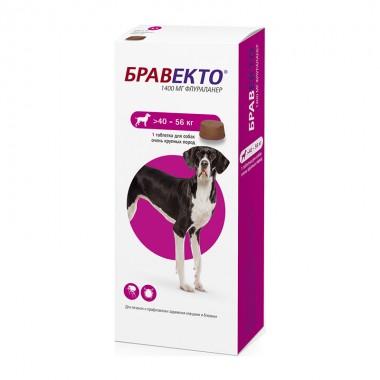 Жевательная таблетка для защиты собак от клещей и блох Bravecto