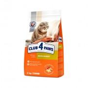 Club 4 Paws Премиум сухой корм для взрослых кошек с кроликом