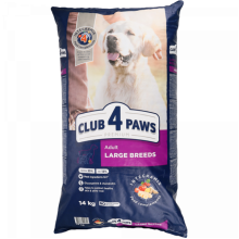 Club 4 Paws Премиум сухой корм для  взрослых собак крупных пород