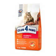 Club 4 Paws Премиум сухой корм  для кошек " с эффектом выведения шерсти из пищеварительной системы